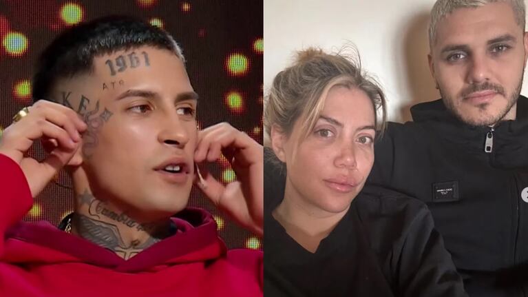 L-Gante blanqueó por qué terminó su romance con Wanda Nara y la furia de Mauro Icardi: “Era un quilombo”