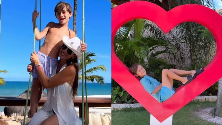 Video: el dulce saludo de Pampita a Benicio Vicuña en el día de su cumpleaños