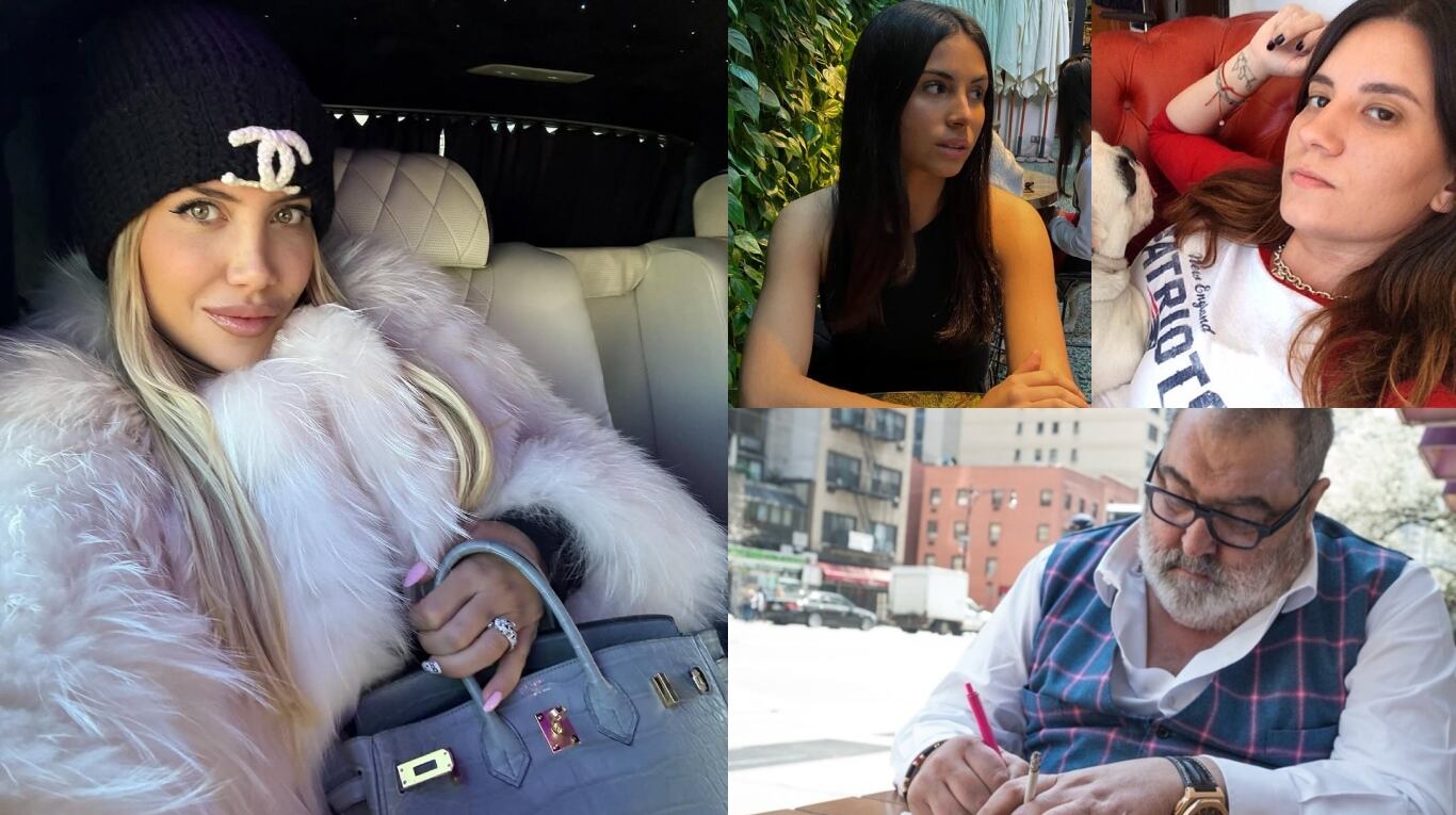 Wanda Nara reveló que las hijas de Jorge Lanata se comunicacion con ella