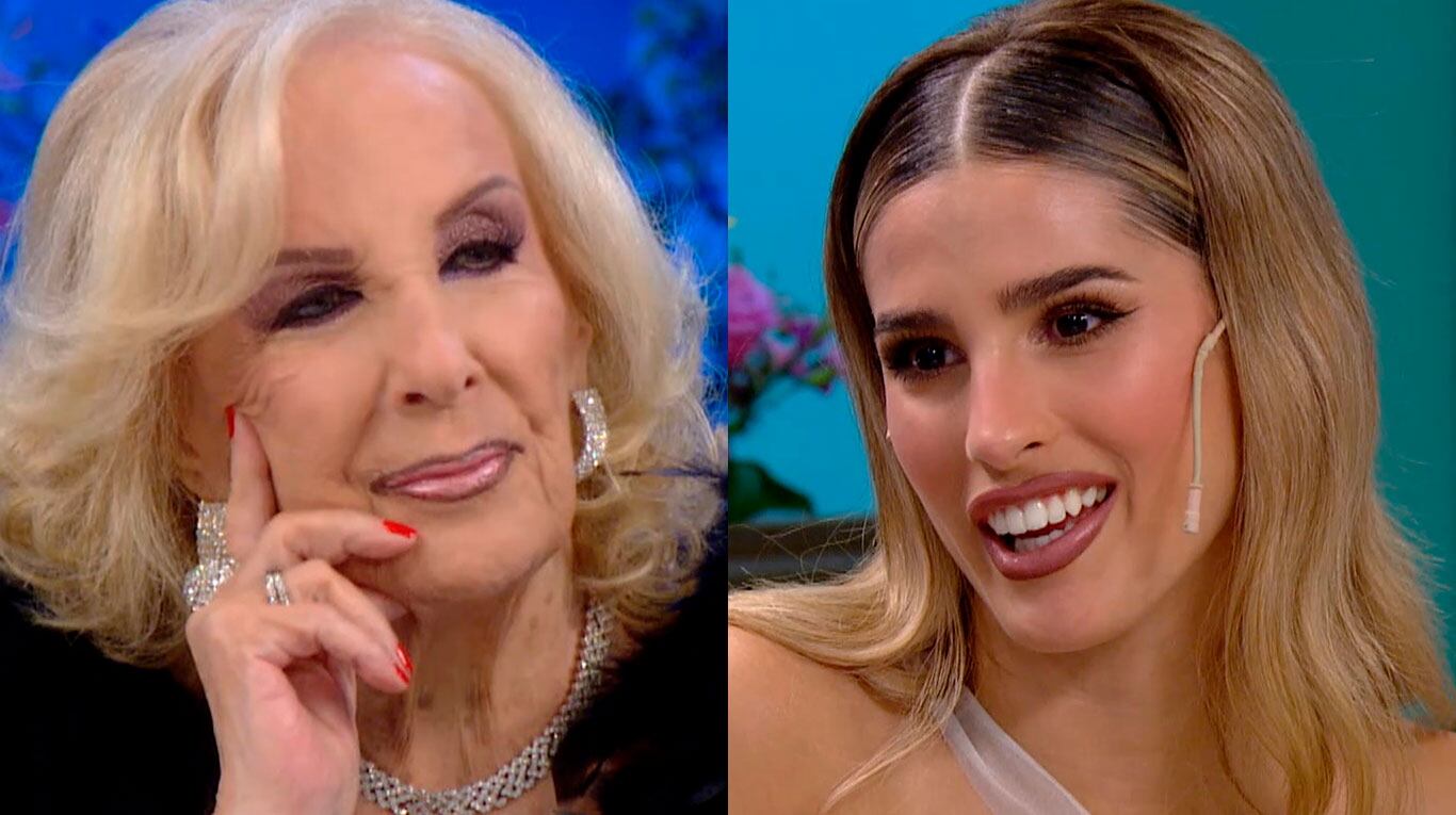 Julieta Poggio impactó a Mirtha Legrand con su postura sobre la vejez