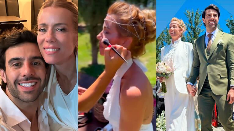 En fotos: toda la intimidad del mega casamiento de Nicole Neumann y Manu Urcera en una lujosa bodega neuquina