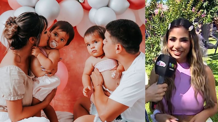 Daniela Celis contó el truco para que sus gemelas disfruten de la primera fiesta de cumpleaños