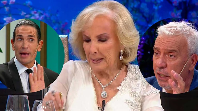 Mirtha Legrand retó a Coco Sily a Diego Ramos en medio de un cruce indiscreto: “¡Basta! ¡Basta”