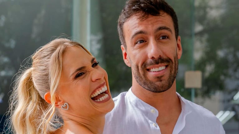 Julieta Puente se casó por civil con Facundo Miguelena: las fotos de la pareja