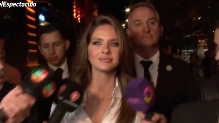 En video, el susto de China Suárez al ser increpada por periodistas: “¡Mi cartera!”