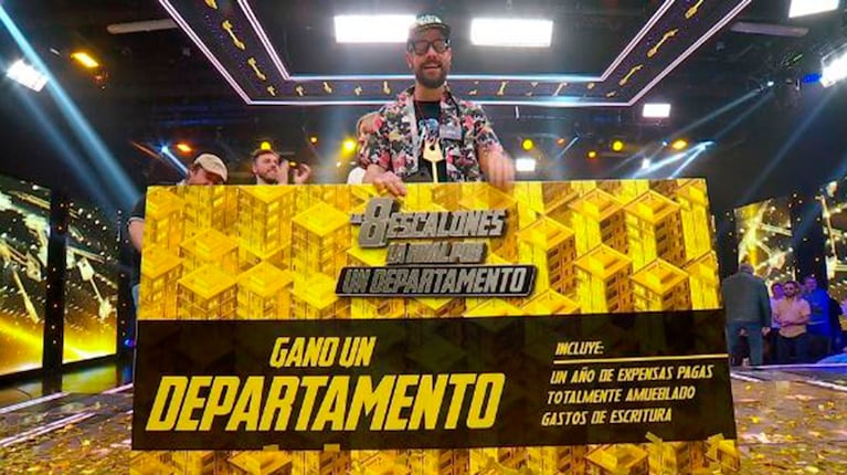 Quién ganó el departamento en Los 8 Escalones