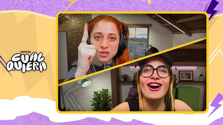 Luli González y Sele Mosca jugaron al “Sí, soy” durante el stream 