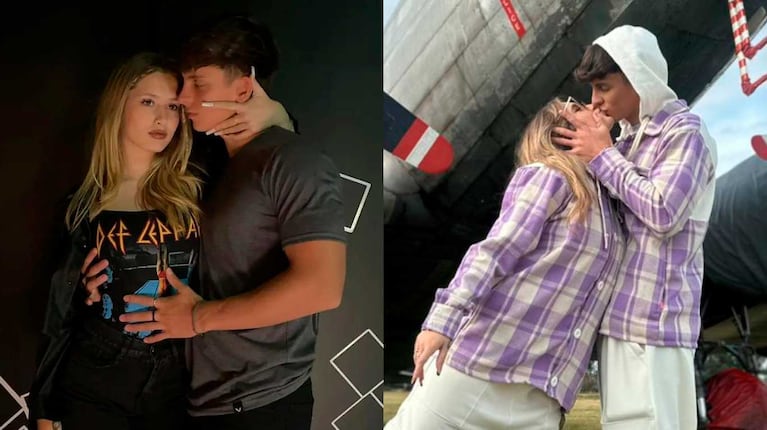 Lola Poggio celebró dos años de amor junto a Juan Finn: “Me hace la más feliz del mundo”
