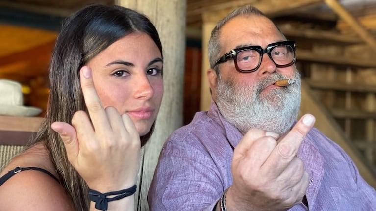 Lola Lanata recordó a su papá Jorge a 3 meses de su muerte: el tierno e inédito video juntos