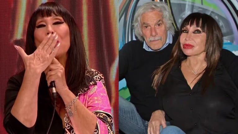 El romántico saludo de cumpleaños de Moria Casán a su pareja en el Bailando: “Te amo”