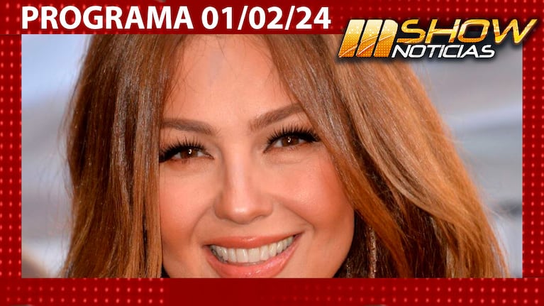 MSHOW - Programa del 01/02/24 - THALIA DIAGNOSTICADA CON UNA RARA ENFERMEDAD