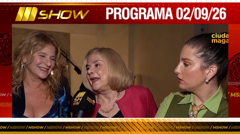 MSHOW - Programa del 02/09/26 EMILIA MAZER, MARÍA LEAL Y JUANA REPETTO EN LA OBRA “8 MUJERES”