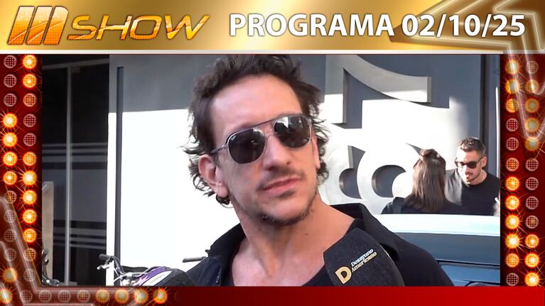 MSHOW - Programa del 02/10/25 NICO VÁZQUEZ HABLÓ DE SU RELACIÓN CON GIMENA ACCARDI