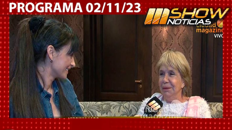 MSHOW - Programa del 02/11/23-ENTREVISTA EXCLUSIVA CON VIRGINIA LAGO