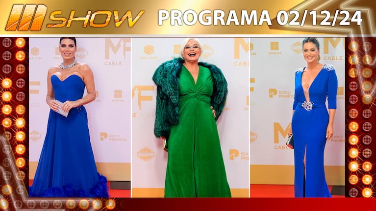 MSHOW - Programa del 02/12/24 - TODOS LOS GANADORES DE LOS MARTÍN FIERRO DE CABLE 2024