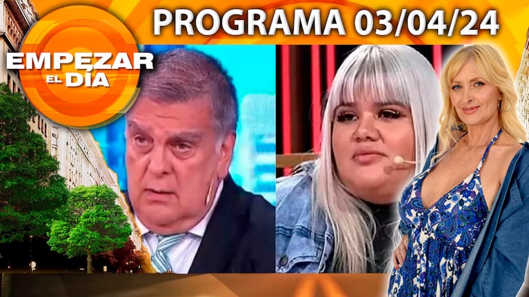 Empezar el día - Programa del 03/04/24 - MORENA RIAL FURIOSA CON LUIS VENTURA POR REVELAR SU SEGUNDO EMBARAZO