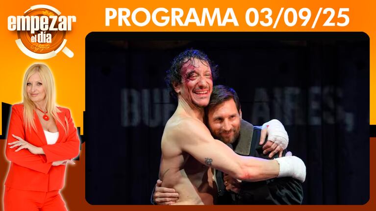 Empezar el día - Programa del 03/09/25 - LIO MESSI FUE AL TEATRO A VER “ROCKY”