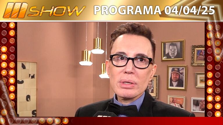 MSHOW - Programa del 04/04/25 MARCELO POLINO HABLA DE SU GIRA NACIONAL JUNTO A FÁTIMA FLOREZ