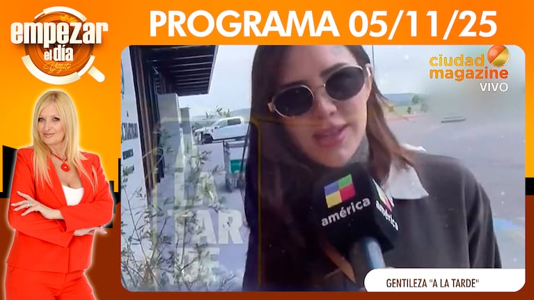Empezar el día - Programa del 05/11/25 CANDE TINELLI HABLÓ TRAS LA AMENAZA A LA FAMILIA