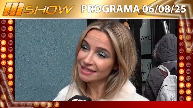 MSHOW - Programa del 06/08/25 BRENDA ASNICAR HABLA DEL REGRESO DE “PATITO FEO”