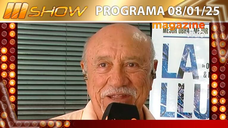 MSHOW - Programa del 08/01/25 ENTREVISTA CON OSVALDO SANTORO EN MAR DEL PLATA