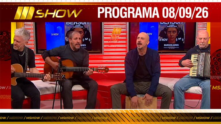MSHOW - Programa del 08/09/26 - BERSUIT VERGARABAT CELEBRÁ LOS 25 AÑOS DEL LANZAMIENTO “HIJOS DEL C*LO” 
