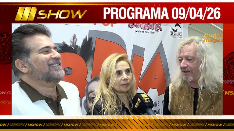 MSHOW - Programa del 09/04/26 ANDREA POLITTI, RAFAEL SPREGELBURD Y DIEGO CAPUSOTTO EN “TIRRIA”