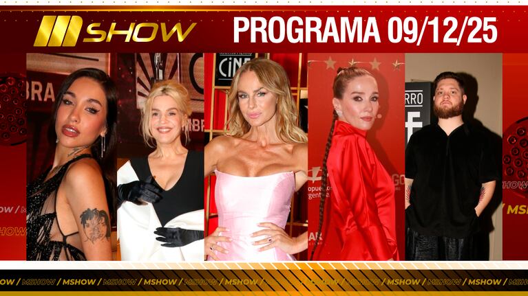 MSHOW - Programa del 09/12/25 LOS GANADORES DE LOS PREMIOS MARTÍN FIERRO DE CINE Y SERIES