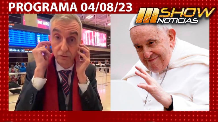 MSHOW - Programa del 12/10/23- EL PAPA FRANCISCO LE ESCRIBIÓ UNA CARTA AL PERIODISTA NELSON CASTRO