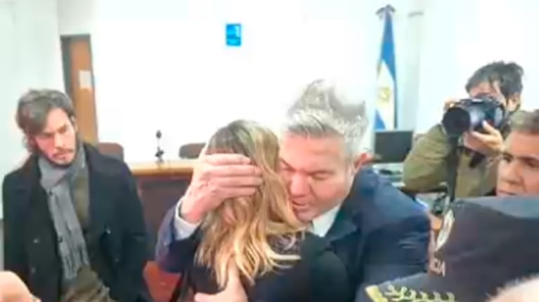 ¡A puro llanto! Así reaccionó Julieta Prandi a la sentencia contra Claudio Contardi