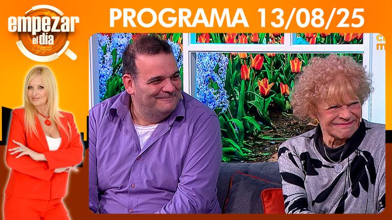 Empezar el día - Programa del 13/08/25- NOS VISITAN MARÍA ROSA FUGAZOT Y LEANDRO OROWITZ