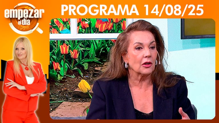 Empezar el día - Programa del 14/08/25- NOS VISITA MÓNICA GONZAGA