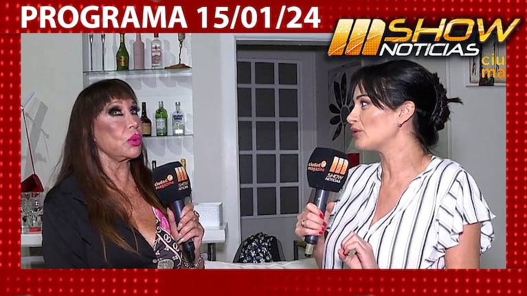 MSHOW - Programa del 15/01/24 - IMPERDIBLE MANO A MANO CON MORIA CASÁN