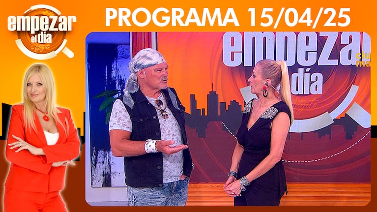 Empezar el día - Programa del 15/04/25 NOS VISITAN ALFA, EX GRAN HERMANO, Y EL PILOTO TIM PAIRETTI