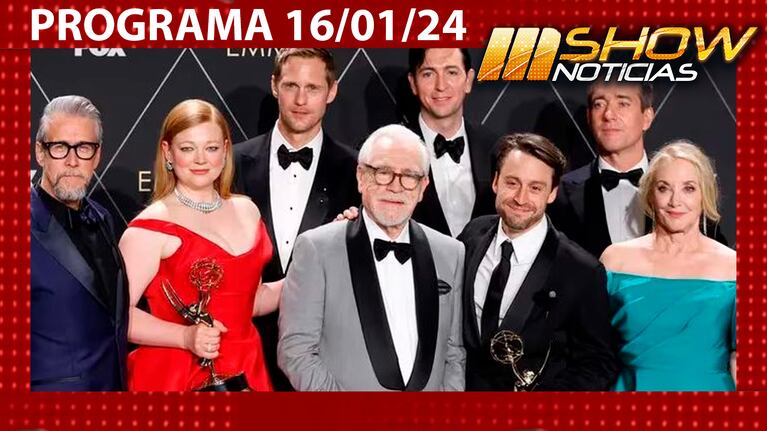 MSHOW - Programa del 16/01/24 - TODOS LOS GANADORES DE LOS PREMIOS EMMYS