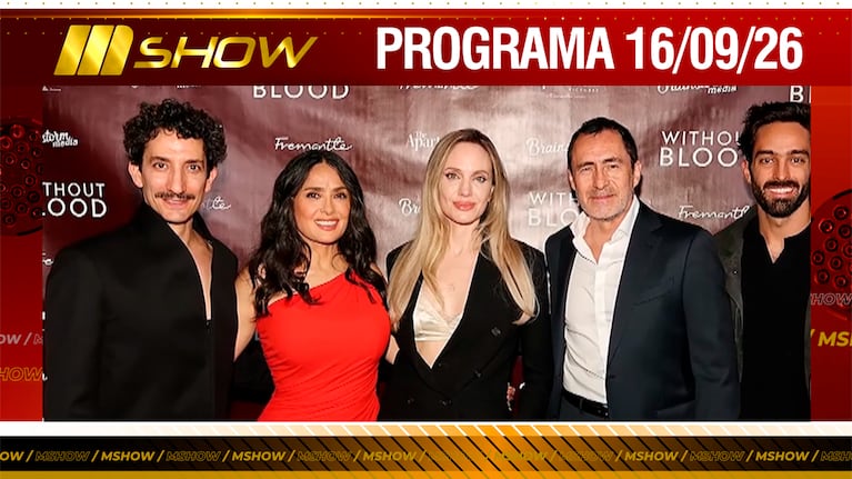 MSHOW - Programa del 16/09/26 JUAN MINUJÍN PROTAGONIZÓ “WITHOUT BLOOD”, PELÍCULA DIRIGIDA POR ANGELINA JOLIE