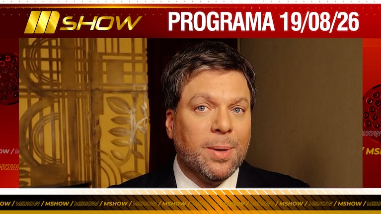MSHOW - Programa del 19/08/26 GUIDO KACZKA EMOCIONADO POR LA FINAL DE “ES MI SUEÑO” EN EL GRAN REX
