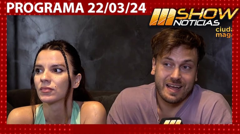 MSHOW - Programa del 22/03/24 - ENTREVISTA CON GIMENA ACCARDI Y ANDRÉS GIL