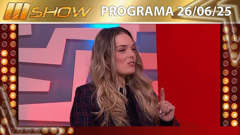 MSHOW - Programa del 26/06/25 FLORENCIA OTERO BRILLA EN “PERSONAS, LUGARES Y COSAS”
