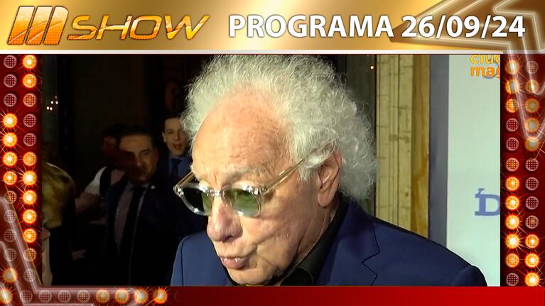 MSHOW - Programa del 26/09/24 - GUILLERMO CÓPPOLA ANTICIPA LA SEGUNDA TEMPORADA DE SU SERIE