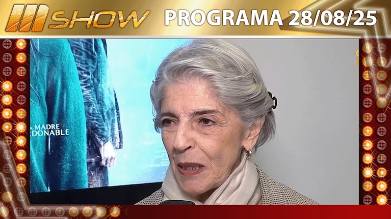 MSHOW - Programa del 28/08/25 CRISTINA BANEGAS, PARTE DE LA NUEVA PELÍCULA “LA LLEGADA DE UN HIJO”
