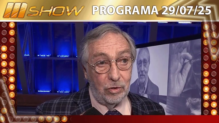 MSHOW - Programa del 29/07/25 LUIS BRANDONI FUE NOMBRADO PERSONALIDAD EMÉRITA DE LA CULTURA