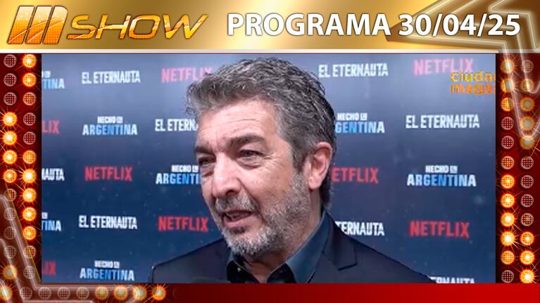 MSHOW - Programa del 30/04/25 HABLAMOS CON RICARDO DARÍN, PROTAGONISTA DE “EL ETERNAUTA”