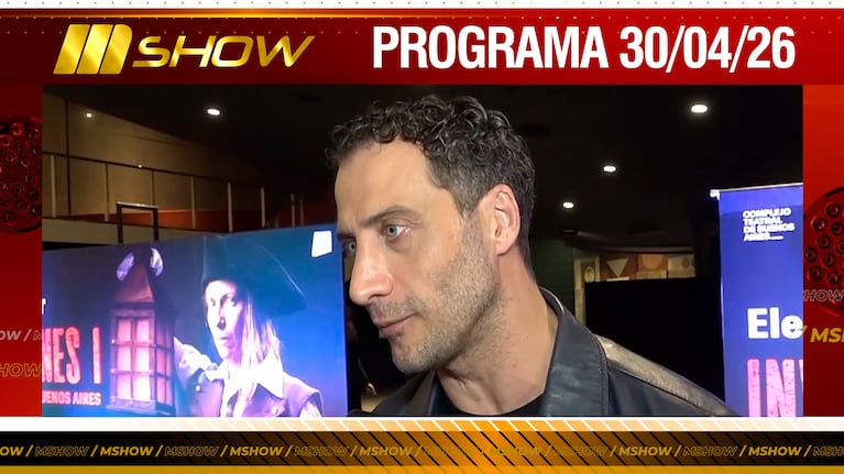 MSHOW - Programa del 30/04/26 - LUCIANO CÁCERES HABLA DE SUS OBRAS TEATRALES “PARAÍSO” Y “MUERDE”