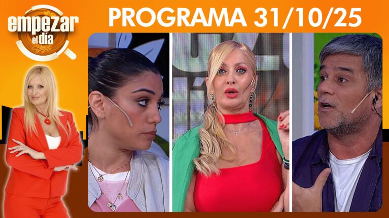 Empezar el día - Programa del 31/10/25 FUERTE CRUCE ENTRE YUYITO Y LUCAS BERTERO
