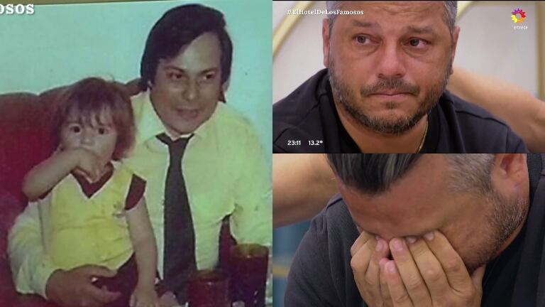Chanchi Estévez quebró en llanto al ver una foto de pequeño junto a su papá: "Falleció cuando yo tenía 17 años"