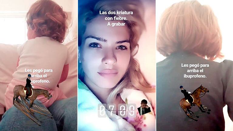 China Suárez compartió un video de sus hijas jugando