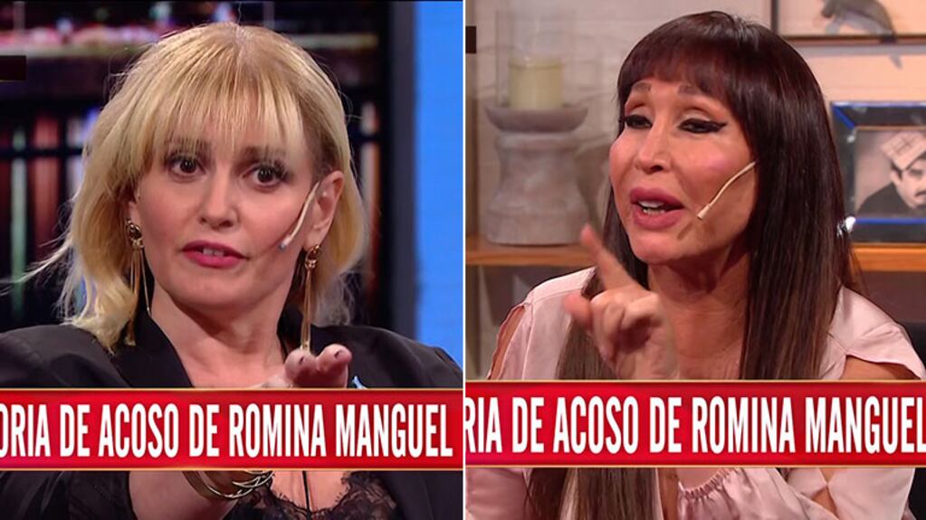 El cruce entre Moria Casán y Romina Manguel por el feminismo: la One increpó a la periodista por su denuncia pública de acoso