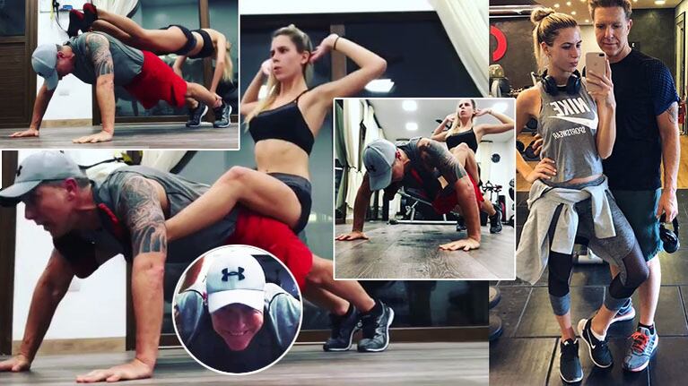 Alejandro Fantino y Coni Mosqueira, lomazos y amor: su exigente rutina fitness en pareja