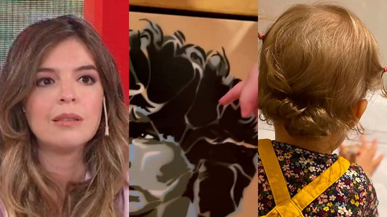 La conmovedora reacción de Roma, la hija de Dalma Maradona, al ver un cuadro de Diego: "Quiero que lo dejes acá"